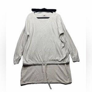 Barefoot Dreams CozyChic Lite Maxi Skirt Top Set Ivory Women's Size Large